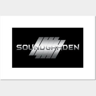 Metallic Illustration Soundgarden Posters and Art